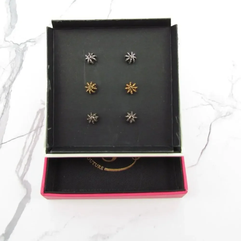 NWT Juicy Couture Stud Earring Set